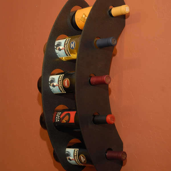 Wall Mounted Wine Racks Funky Steel