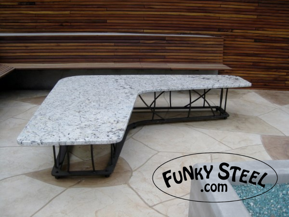 Outdoor Steel Coffee Table